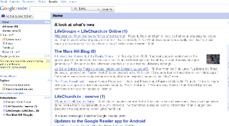 David's Google Reader