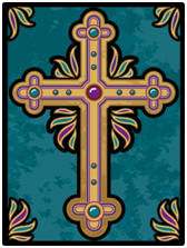 Picture of a beaded cross