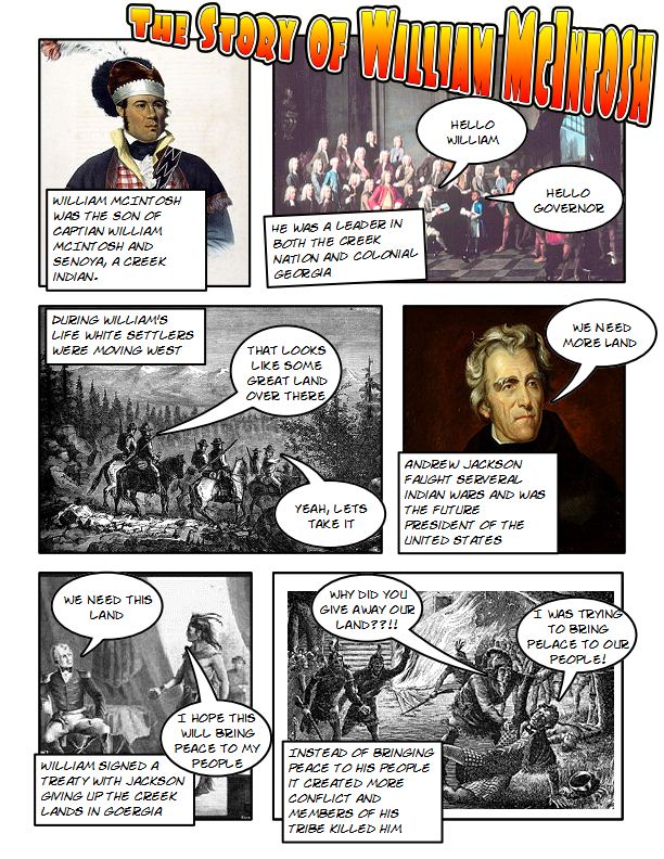 Click here for Comic Life story about William McIntosh.