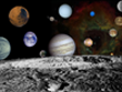 Picture of planets - Link to Planets WebQuest