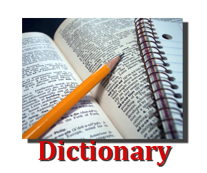 Dictionary rollover with link to the dictionary page.