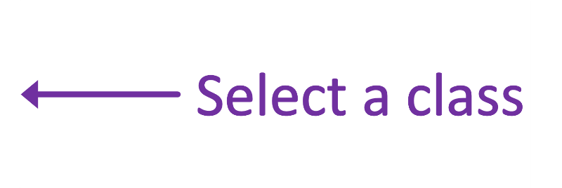 Select a Class