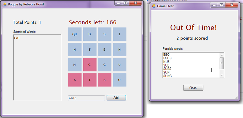 Image filter WCF Service screen one