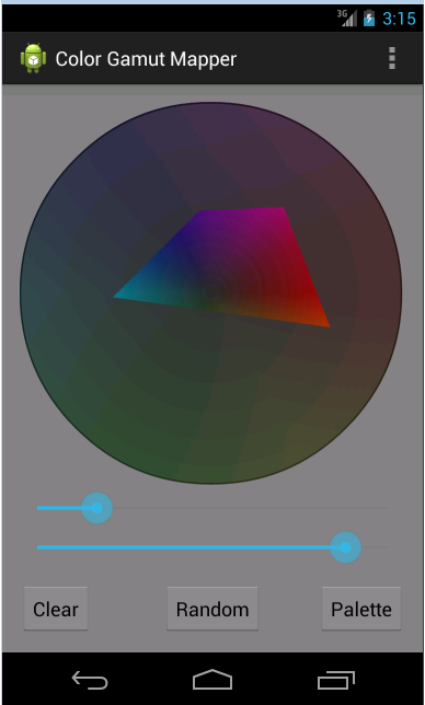 Color Gamut Mapper screen two