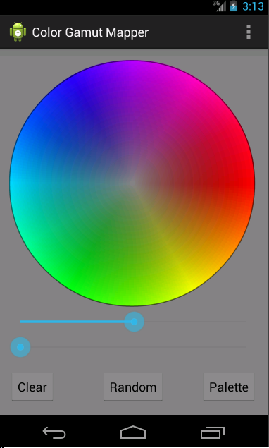 Color Gamut Mapper screen four