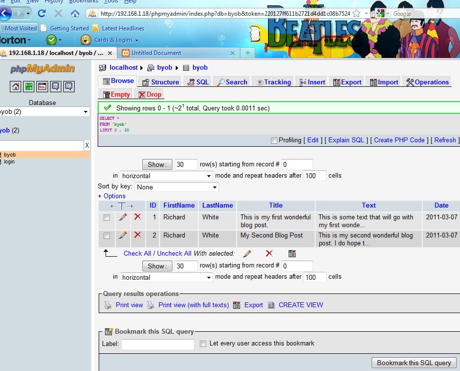 phpmyadmin