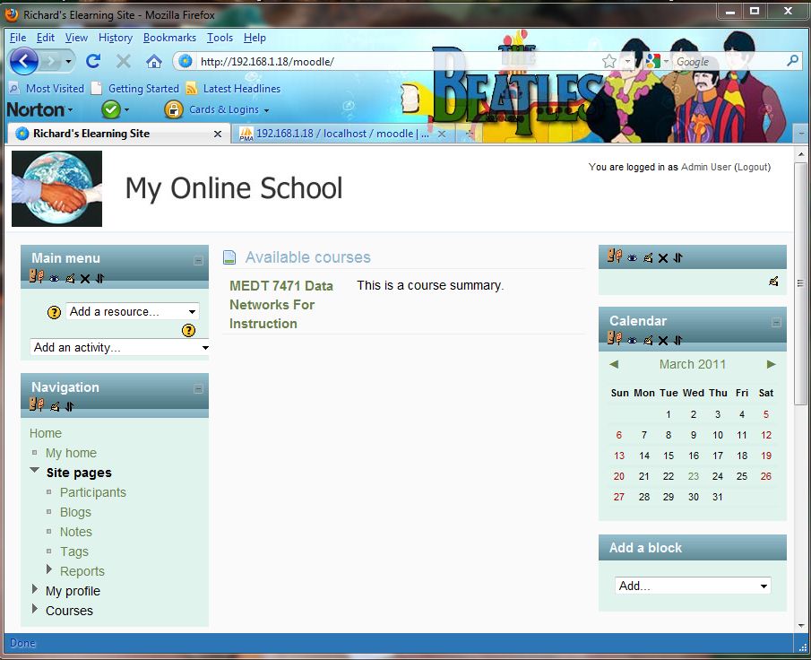 Moodle Site