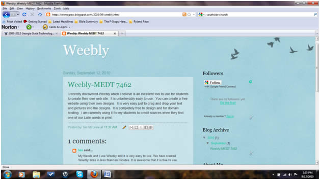 Google Blog Screen Shot
