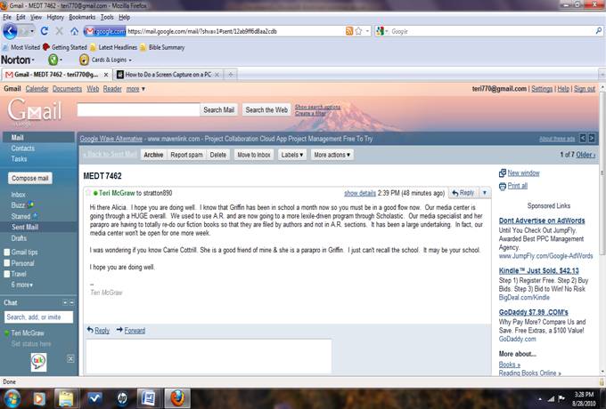 Google Mail Screen Shot