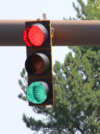 Traffic Light in color